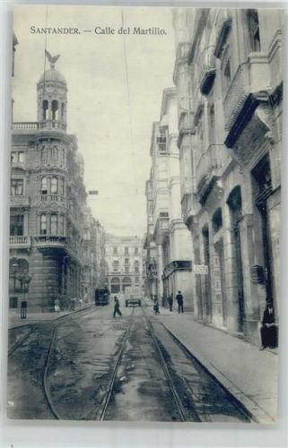 Santander Calle del Martillo Straßenbahn
