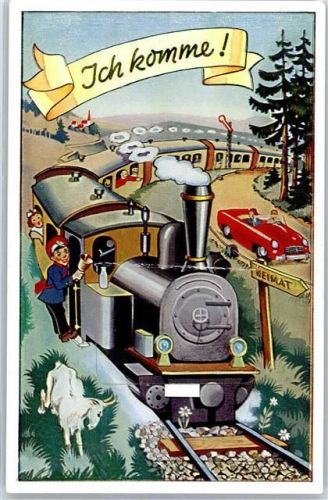 Bad Salzschlirf Ich komme Heimat Lokomotive Leporello
