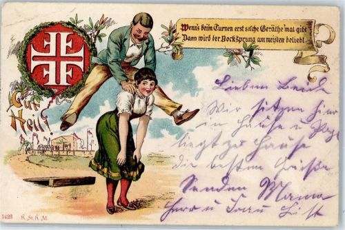 1900 Gut Heil Frau