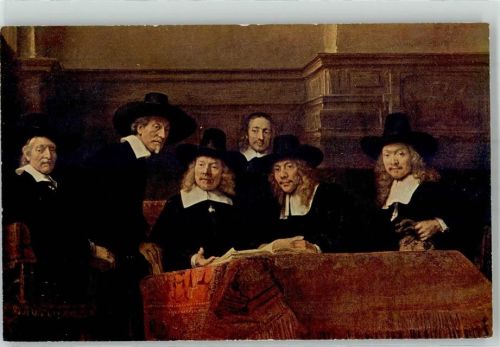 Senftenberg Die Staalmeesters sign. Rembrandt