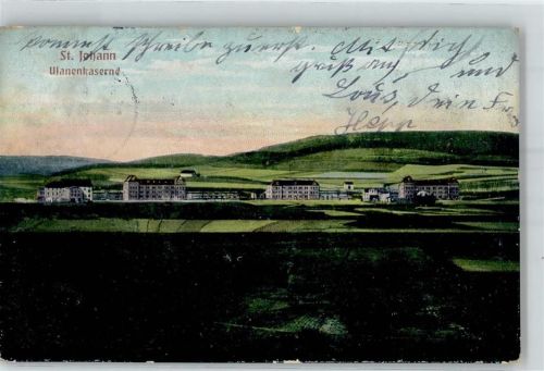 St. Johann 1913 Ulanenkaserne