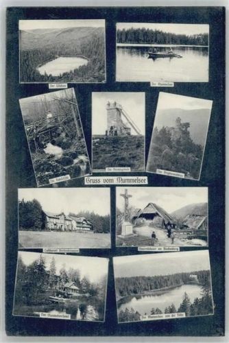 Mummelsee Hornisgrinde Bauernhäuser Kurhaus Breitenbrunnen