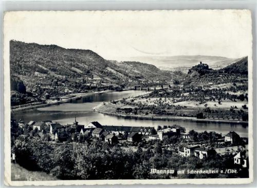 Usti nad Labem Wannow Burg Schreckenstein