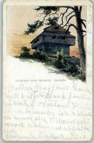 Stockholm 1898 Fatburen Skansen