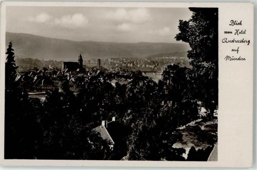 Münden Blick vom Hotel Andreasberg