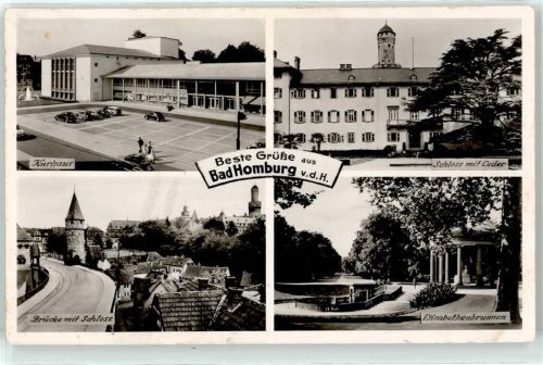 Bad Homburg Kurhaus VW Käfer Elisabethenbrunnen Schloss