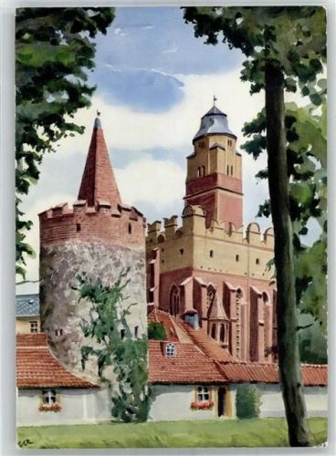 Patschkau Pfarrkirche 1389 Wehrturm
