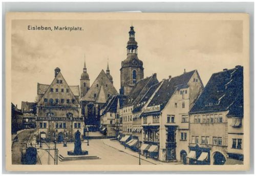 Lutherstadt Eisleben 1912 Marktplatz