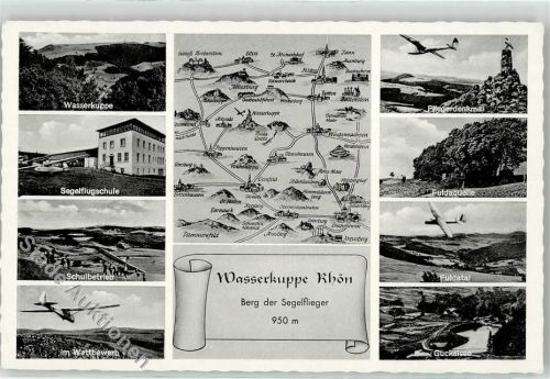 Wasserkuppe Fliegerdenkmal Fuldaquelle Segelflugschule