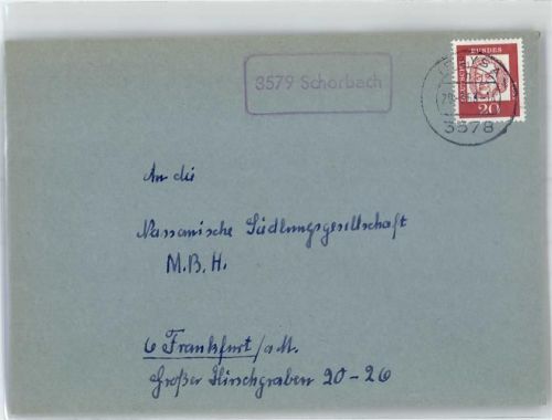 Schorbach Landpoststempel
