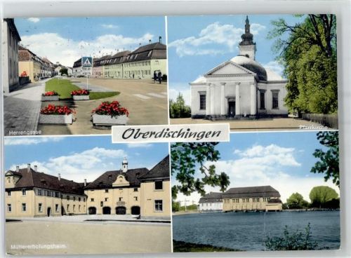 89610 W7938 Oberdischingen - Herrengasse Pfarrkirche Müttererholungsheim