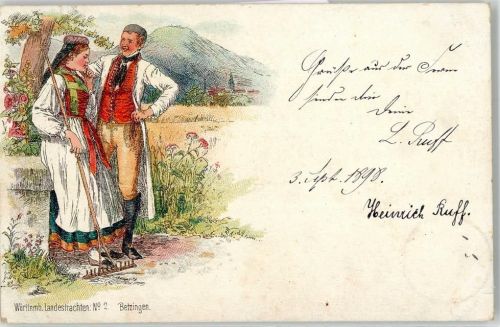 Betzingen 1898 Tracht