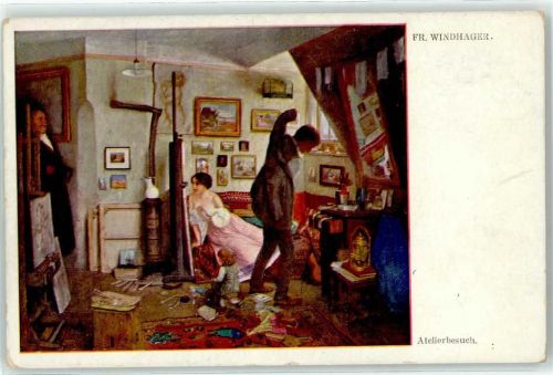 Windhager, Fr. Atelierbesuch Frau Kind