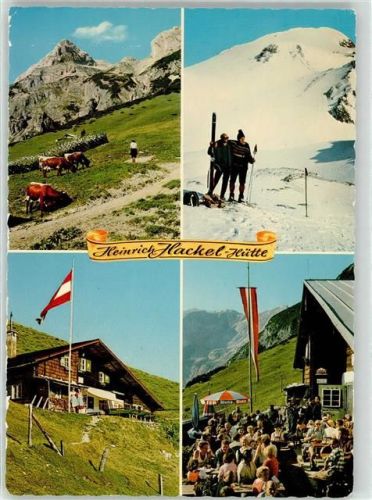 Dr. Heinrich Hackel Hütte Gasthaus Hüttenstempel