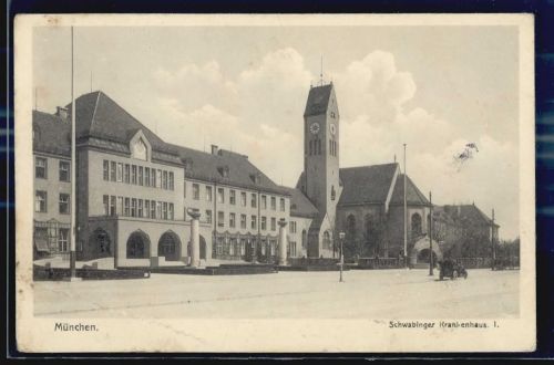 80331 W8000 Schwabing - Krankenhaus Kirche