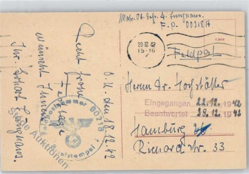 WK II Landpoststempel