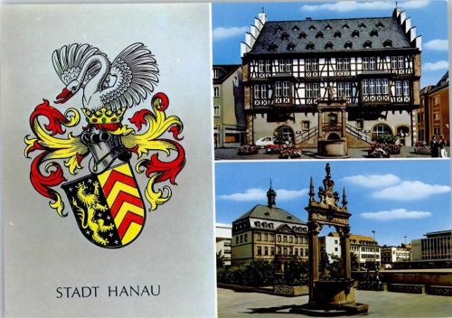 63450 W6450 Hanau - Stadt Wappen