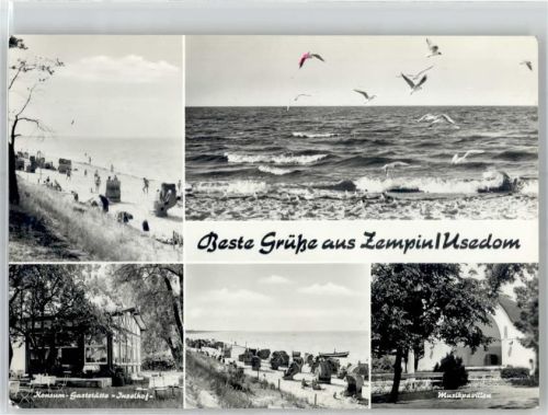 Zempin Strand Gasthaus Inselhof Musikpavillon