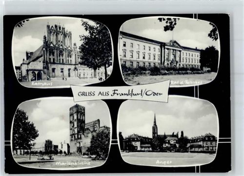 Frankfurt Rathaus Marienkirche Anger Rat des Bezirkes