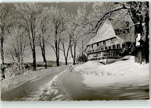 79874 W7821 Breitnau Winter Gasthaus zum Kreuz