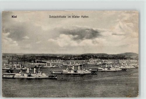 Kiel Schlachtflotte Kieler Hafen