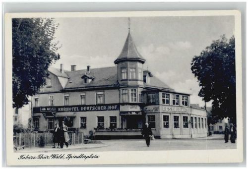 Tabarz Kurhotel Gasthaus Deutscher Hof Spindlerplatz