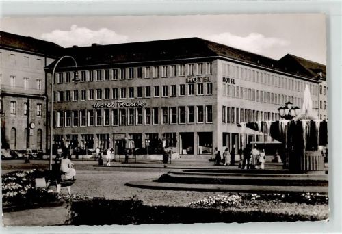 Darmstadt Hotel Traube Brunnen A.Gabler Luisenplatz