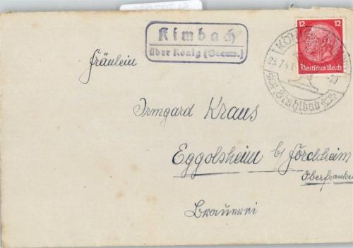 Kimbach Landpoststempel