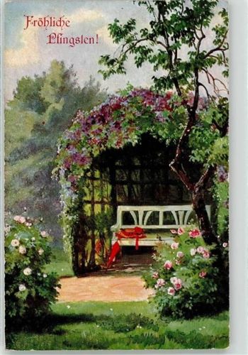 Laube Pfingsten Idylle