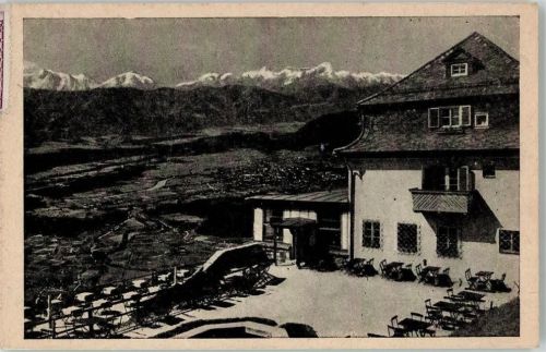 Kanzelhöhe Gasthaus Kanzelhöhe mit Julischen Alpen