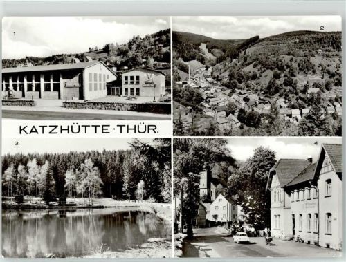 Katzhütte Sporthalle Großbreitenbacher Straße Reichnbacher Teich FDGB Erholungsheim Oberes Schwarzatal