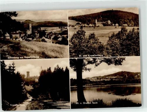 Bad Brambach Schönberg am Kapellenberg Blick vom großen Teich