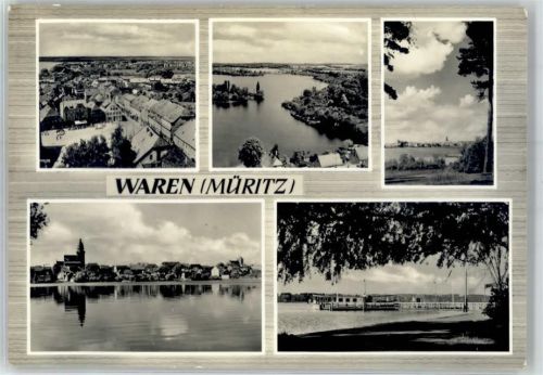 Waren See Anlegestelle Kirche Müritz