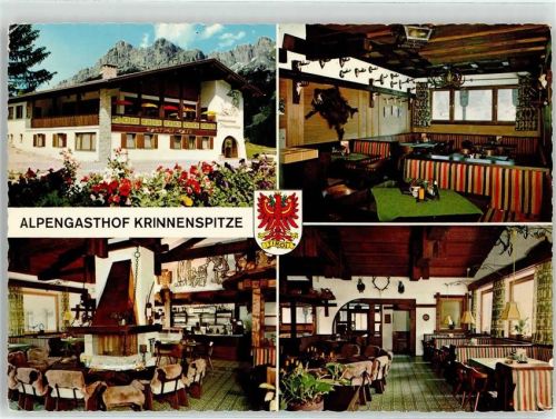 Nesselwängle 1979 Gasthaus Krinnenspitze Wappen Tirol