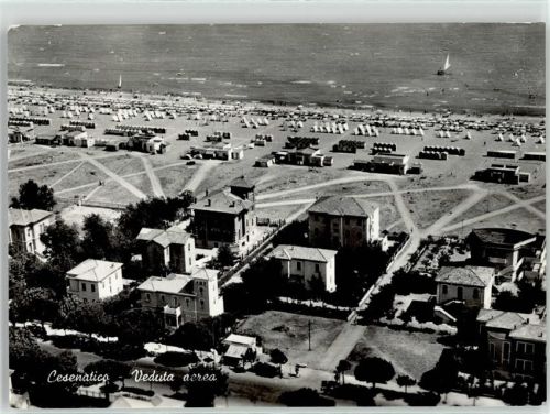 Cesenatico 1957 Fliegeraufnahme