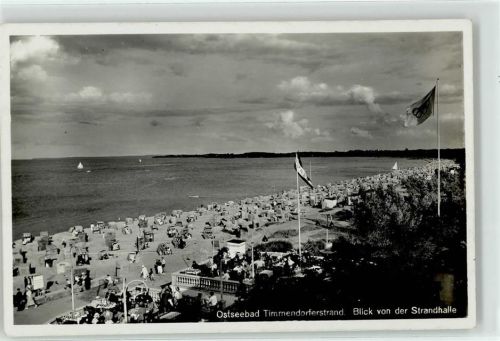 Timmendorfer Strand Strand Blick von der Strandhalle