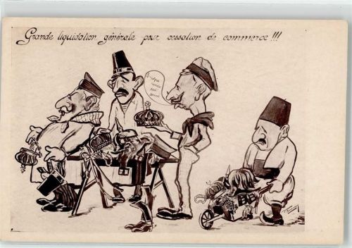 Karikatur Pickelhaube