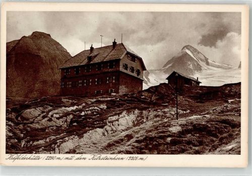 Krefelder Hütte Berghütte Kitzsteinhorn Hüttenstempel