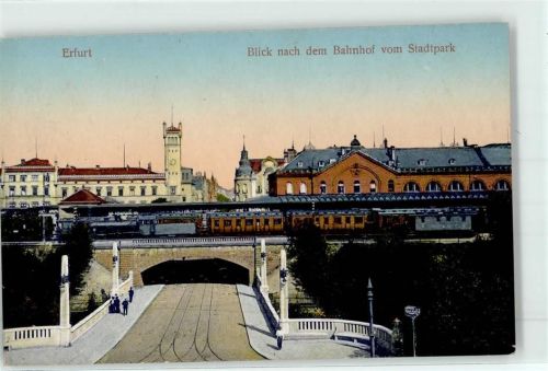Erfurt Bahnhof Zug Unterführung