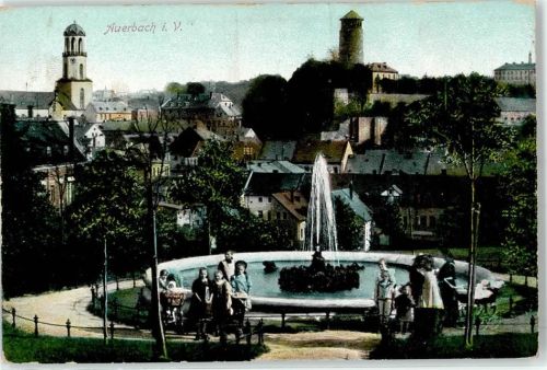 Auerbach Springbrunnen Kinder