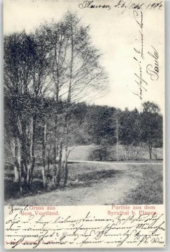 Plauen Partie aus dem Syrathal Vogtland