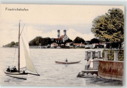 Friedrichshafen Segelboot Anlegestelle Ruderbootpartie