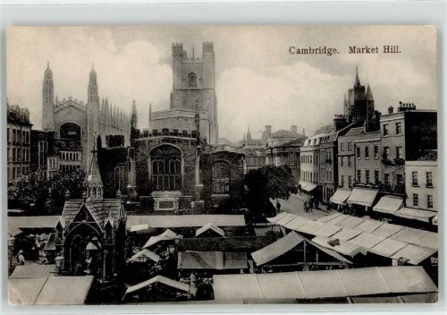 Cambridge Marktszene Kirche