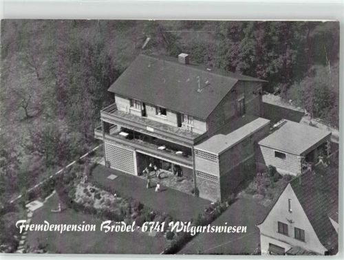 76848 W6741 Wilgartswiesen - Fliegeraufnahme Pension Brödel