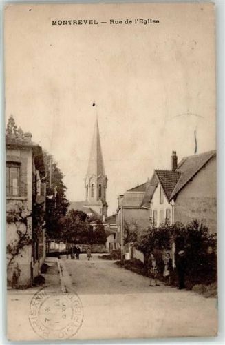 Montrevel 1930 Kirche
