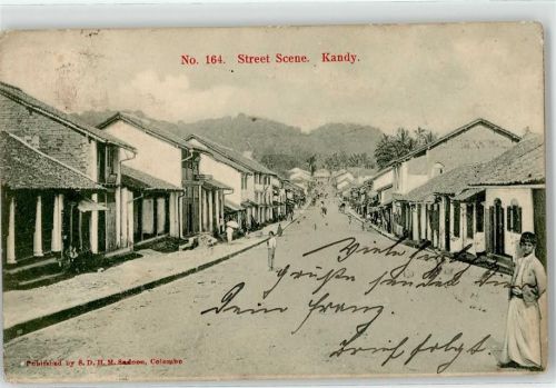 Kandy 1912 Straße