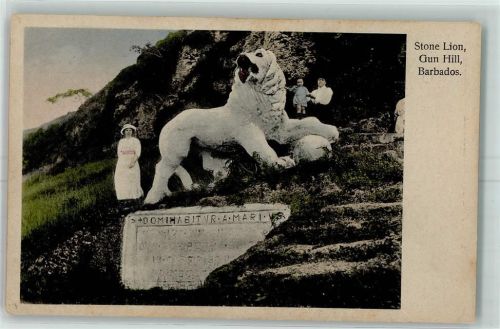 Bridgetown Gun Hill Stone Lion
