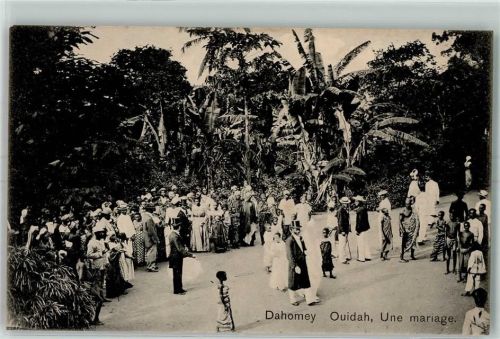 Dahomey Ouidah Une mariage