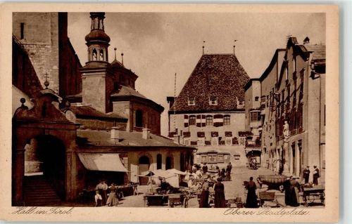 Hall Marktszene Oberer Stadtplatz