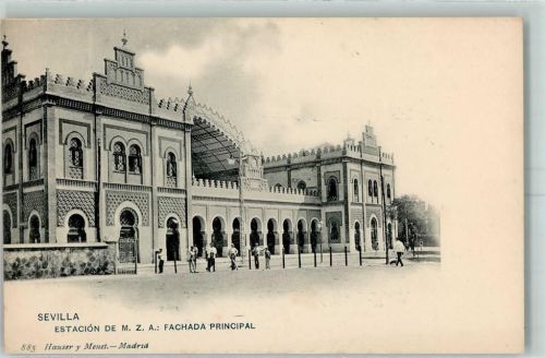 Sevilla Bahnhof de M.Z.A. Fachada Pricipal